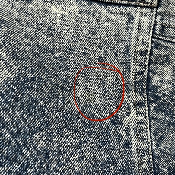 Club Sportif Mens VTG Acid Wash Denim Trucker Jacket L 80s 90s Grunge Oversized - Picture 12 of 12